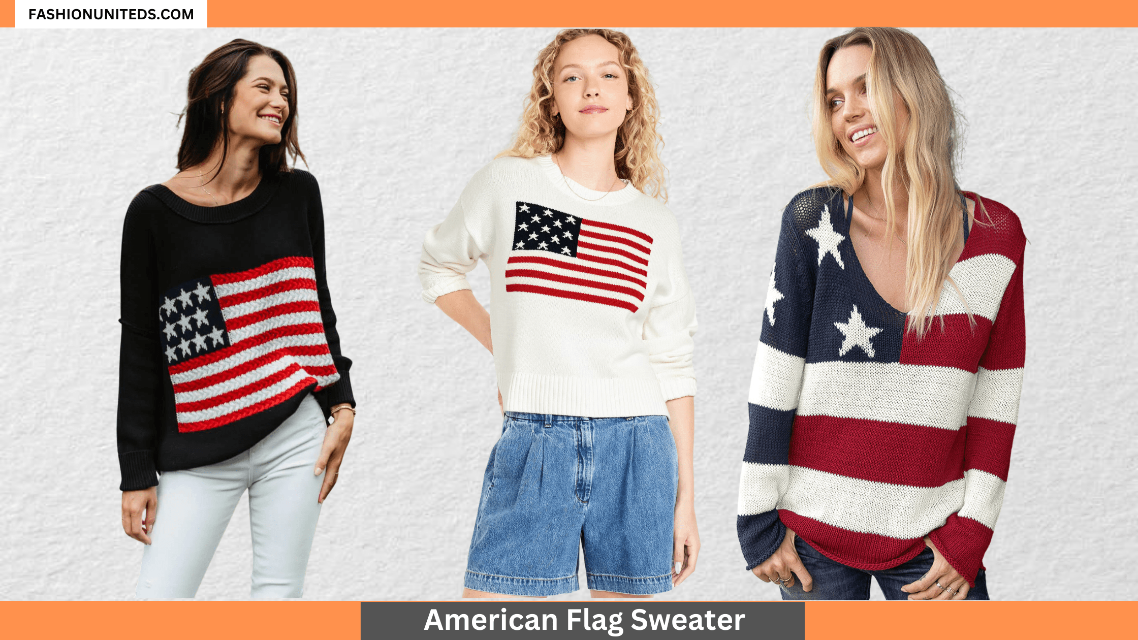 American Flag Sweater