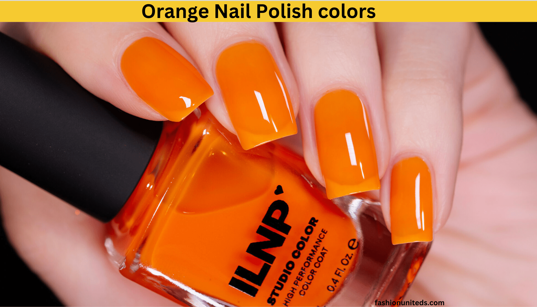 orange nail polish colors