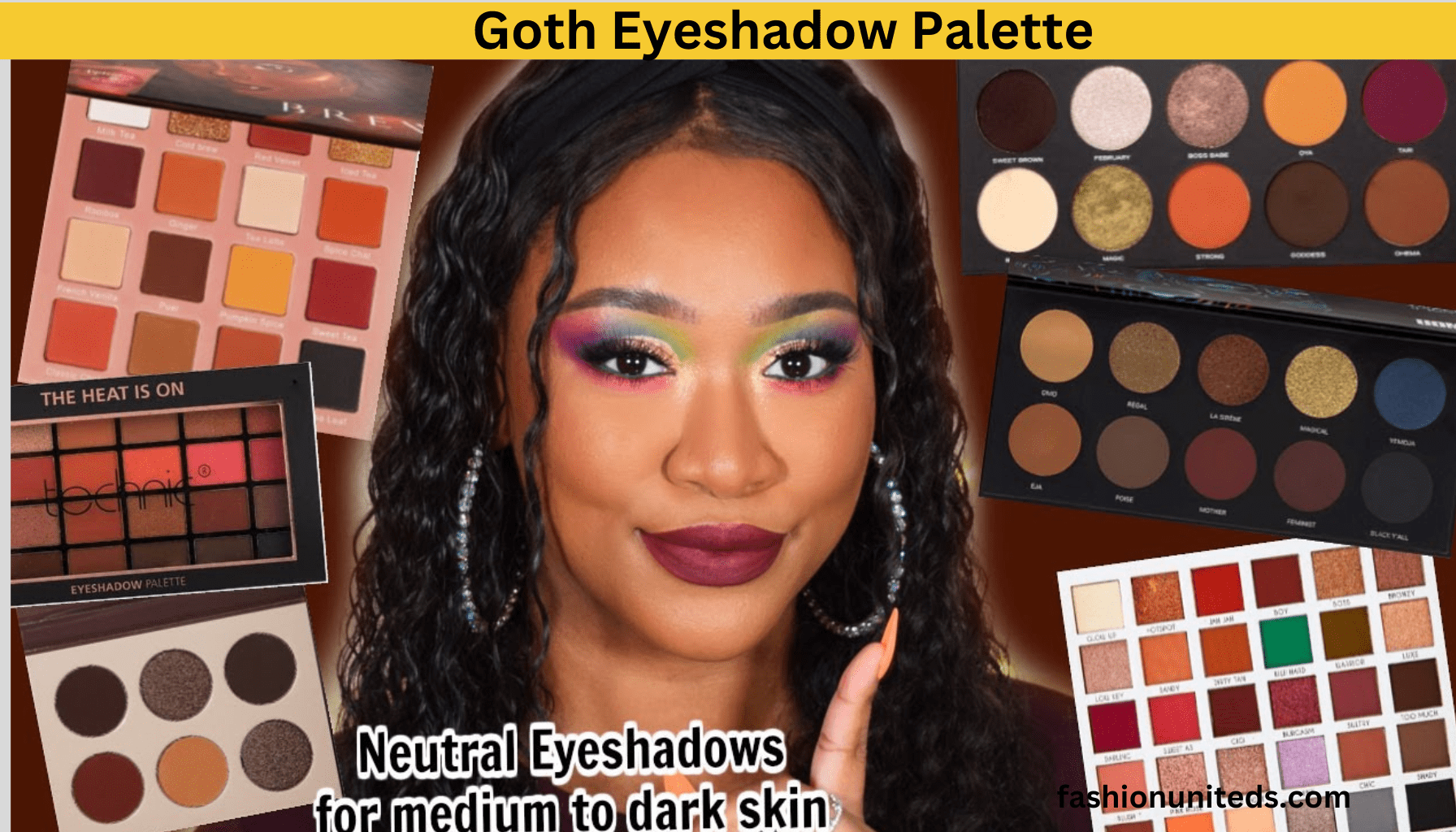 goth eyeshadow palette